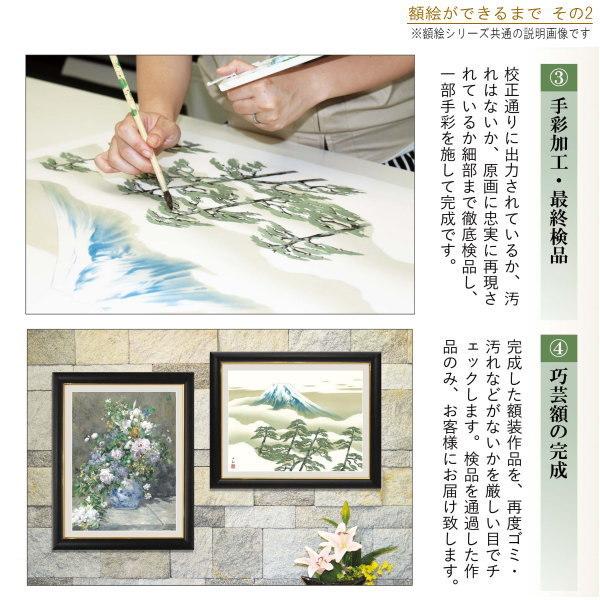 絵画 額入り 壁掛け F4 川合玉堂 日本の名画 複製画 額飾り 1枚 日本画