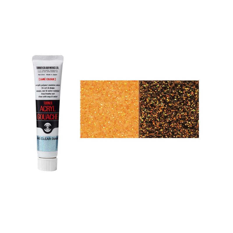 アクリルガッシュ ターナー ラメカラー 20ml 229-B ラメオレンジ
