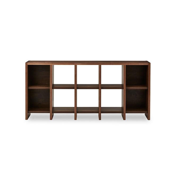 書棚 大川家具 本棚 シェルフ ルドルフ 幅178 ロータイプ