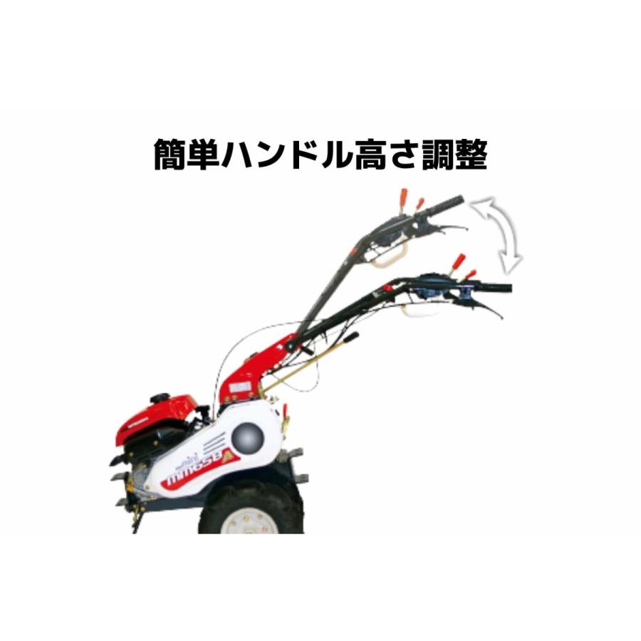 管理機 マイミニシリーズ MM558ASLR6S ロータリーR657S装着 サイド