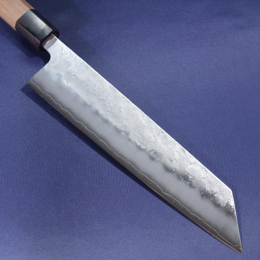 包丁 和牛刀 切付牛刀 210mm 7寸 義弘作 銀三鋼 銀紙三号 梨地仕上げ