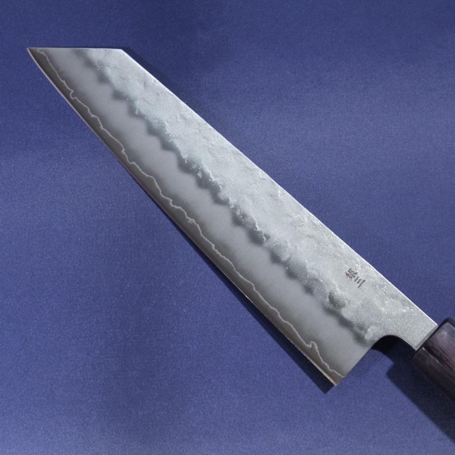 包丁 和牛刀 切付牛刀 210mm 7寸 義弘作 銀三鋼 銀紙三号 梨地仕上げ