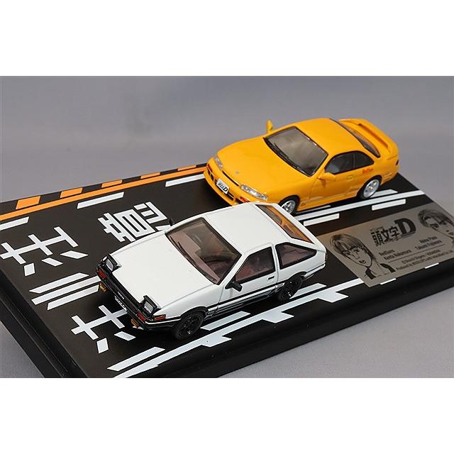 モデラーズ 1/64 頭文字D セットVol.19 中村賢太 シルビア (S14