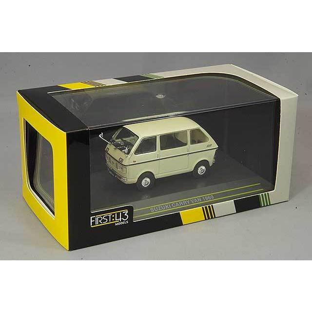 ミニカー/完成品 First43 1/43 スズキ キャリー バン 1969 アイボリー