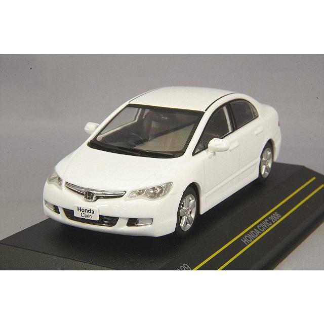 ミニカー/完成品 First43 1/43 ホンダ シビック 2006 ホワイト
