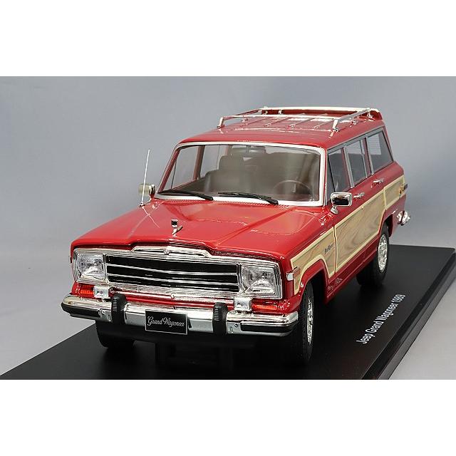 KKスケール 1/18 ジープ グランド ワゴニア 1989 レッド : キッド