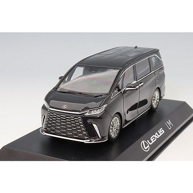 京商 1/43 レクサス LM 500h グラファイトブラックガラスフレーク 4席