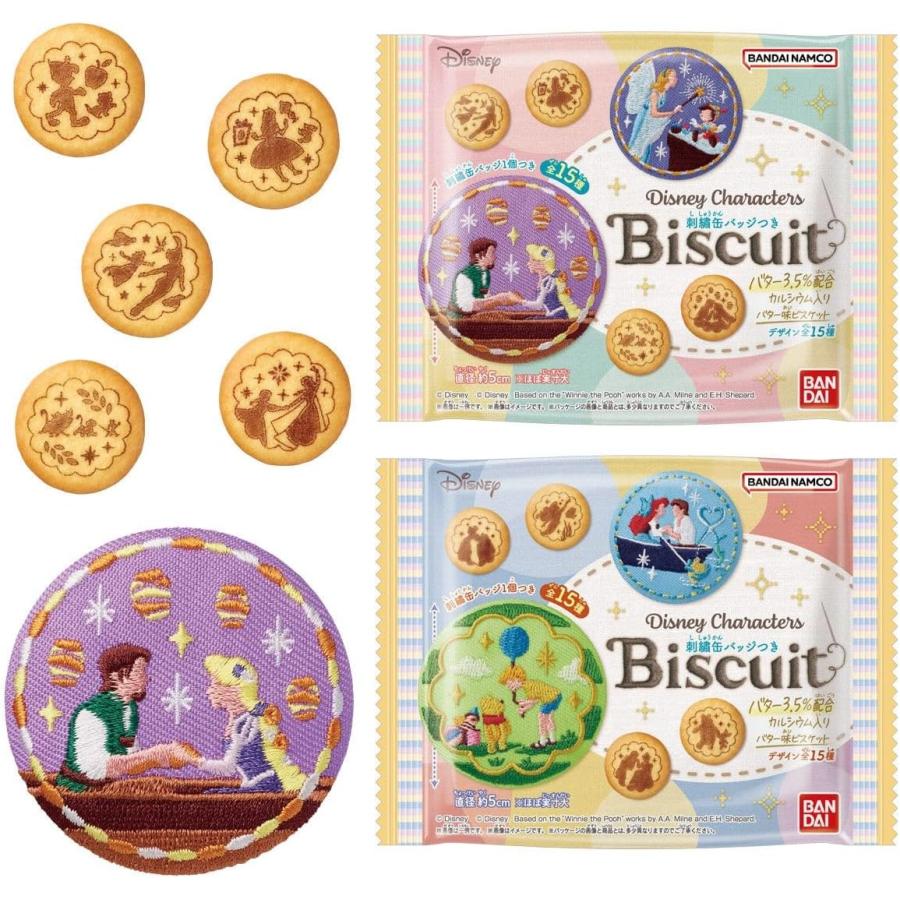 BANDAI（バンダイ） 〔バラ売り12個〕Disney Characters 刺繍缶バッジ