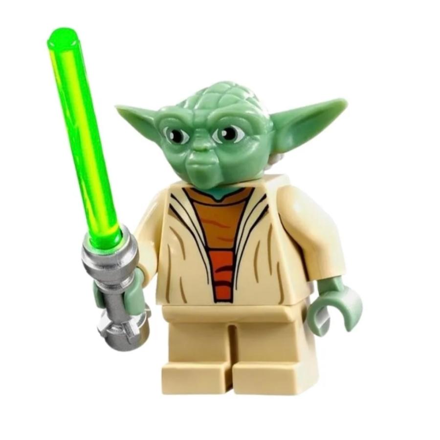 スターウォーズ ヨーダ ライトセーバー付属 ミニフィグ レゴ互換