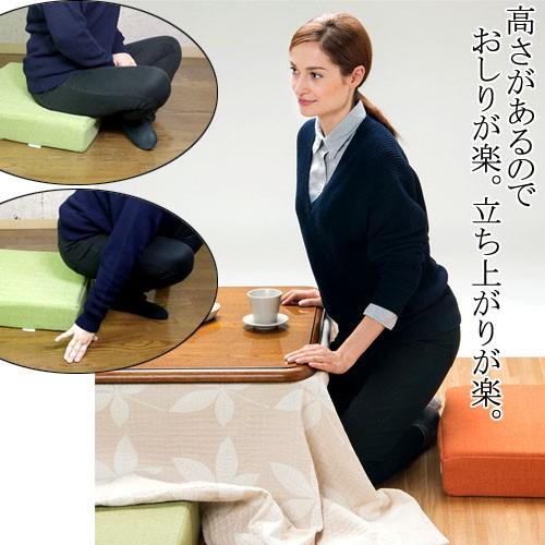 立ち座りが楽な あぐらクッション / 送料無料 エネタン 座布団 日本製