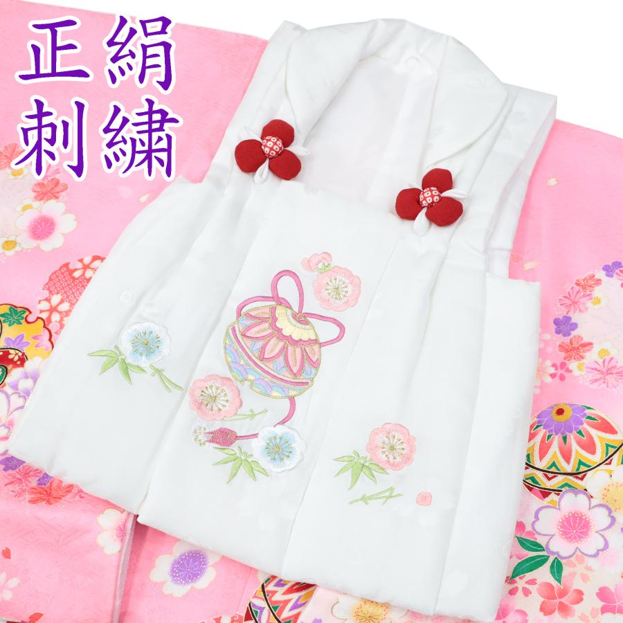 被布コート 被布 単品 女の子 七五三 着物 3歳 三歳 753 正絹 刺繍 絹