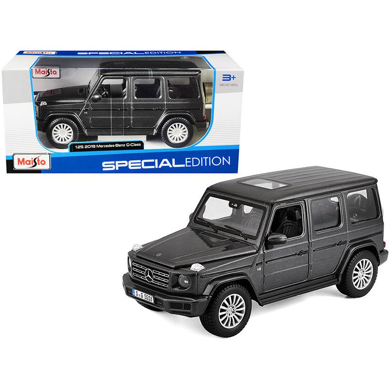 ミニカー 1/24 メルセデスベンツ G-Klasse ゲレンデ ガンメタ色 maisto