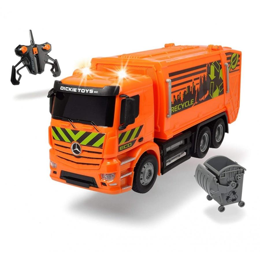 ラジコンカー 珍しいゴミ収集車のラジコンです 1/18 Dickie Toys