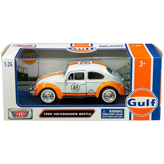 ミニカー 1/24 MOTORMAX 1966 VW ワーゲンビートル GULF特別限定モデル