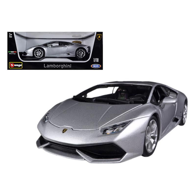 ランボルギーニ ミニカー ブラゴ 1/18 ランボルギーニ ウラカン 銀色