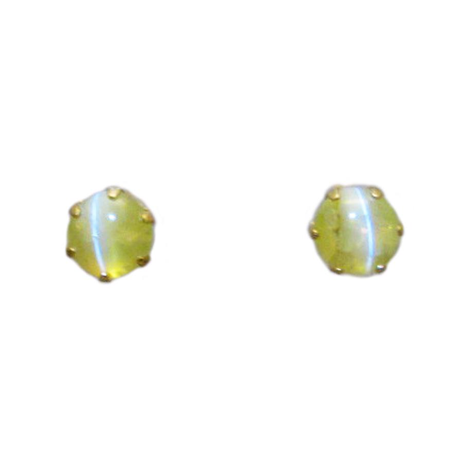 K18YG クリソベリル キャッツアイ ピアス : Jewellery SHIBATA - 通販