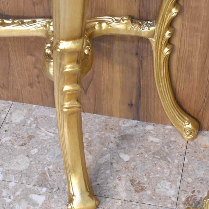 イタリア コンソールテーブル ゴールド 117cm アンティーク 花台
