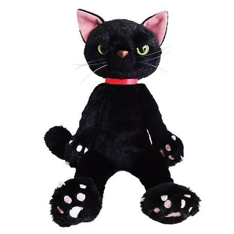 スクラッチ ぬいぐるみ L 内藤デザイン研究所 黒猫 猫 ネコ : HONDA