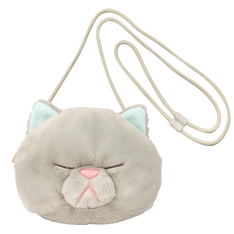 ぼうみたいなねこ フェイスポーチ 全3種 ポシェット 猫 ネコ