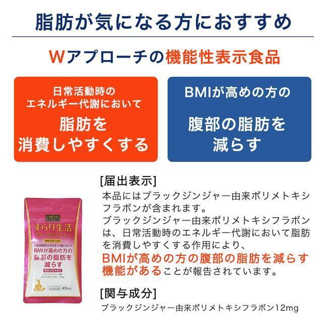 保阪流極 すらり生活 [機能性表示食品] 90粒 - 愛粧堂 [保阪流/BMI
