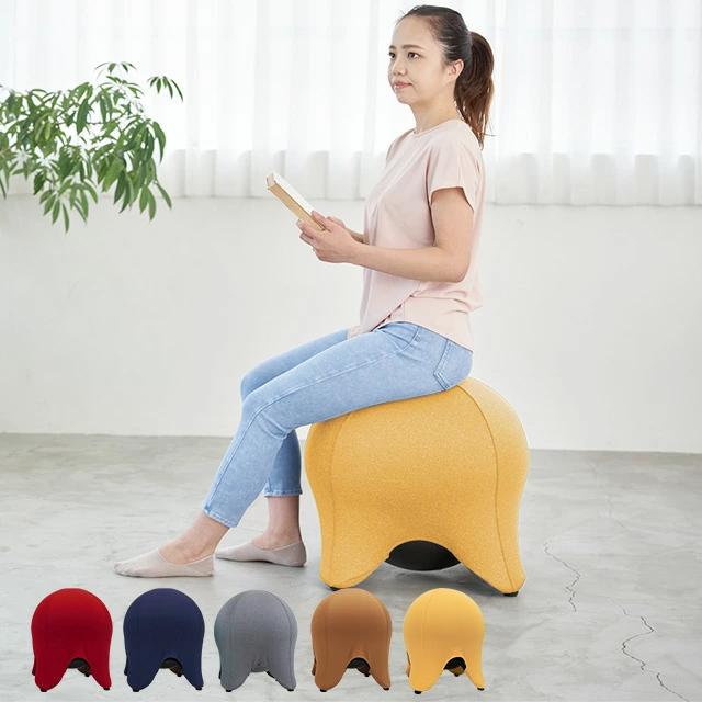 Re バランスボール スツール チェア 耐荷重300kg 固定フレーム ハンド