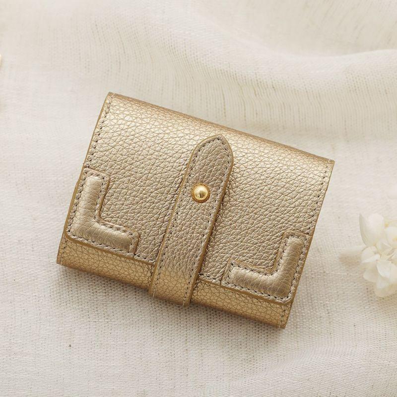 HerSchedule】trunk mini wallet トランク ミニウォレット（三つ折り