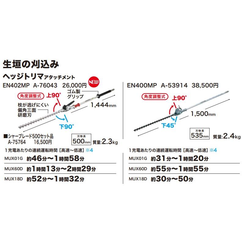 マキタ（makita） スプリットアタッチメント ヘッジトリマ