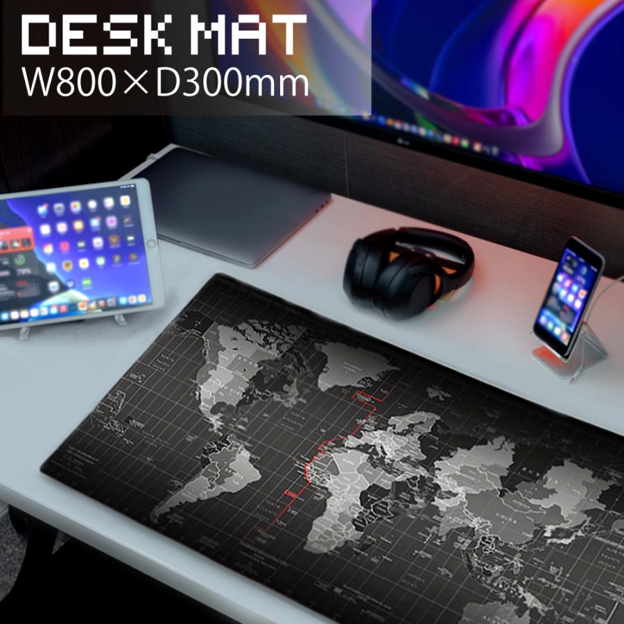 マウスパッド ゲーミング 大型 防水 デスクマット 80x30cm おしゃれ