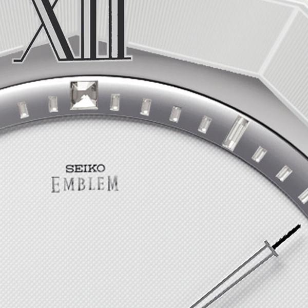 SEIKO EMBLEM(セイコー エンブレム) 掛け時計 HS555S 衛星電波クロック