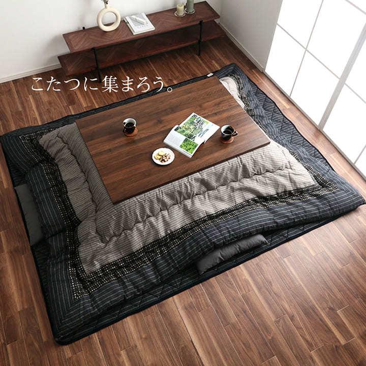 イケヒコ こたつ布団 長方形 大判 特大 日本製 こたつ掛け布団単品