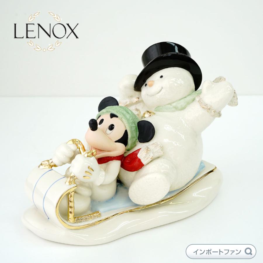 Disney（ディズニー） レノックス ミッキーと雪の日 スノーマンと一緒