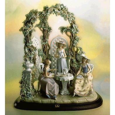 LLADRO（リヤドロ） テラスでお茶を 01001759 LLADRO 日本未発売 ハイ