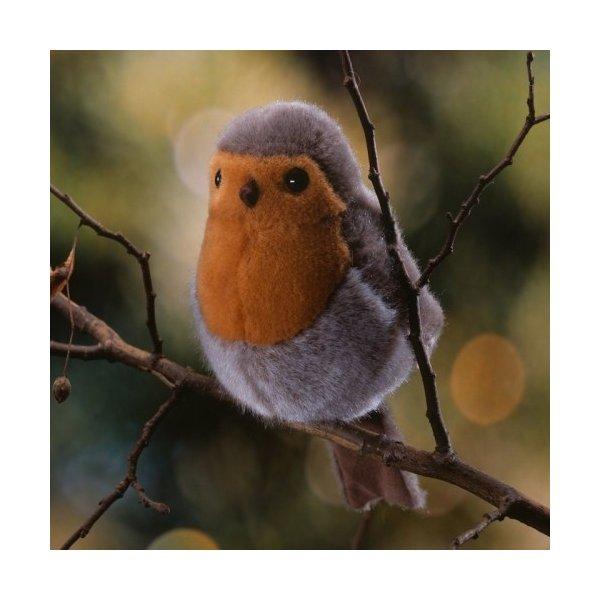 ケーセン ぬいぐるみ Kosen コマドリ 17cm Robin ドイツ製 リアル 動物