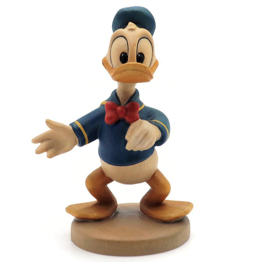 Disney（ディズニー） ドナルド 木彫りフィギュア Sサイズ コンラッド