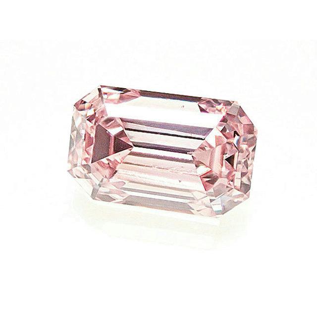 ピンクダイヤモンド ルース 0.529ct FANCY ORANGY PINK VS2