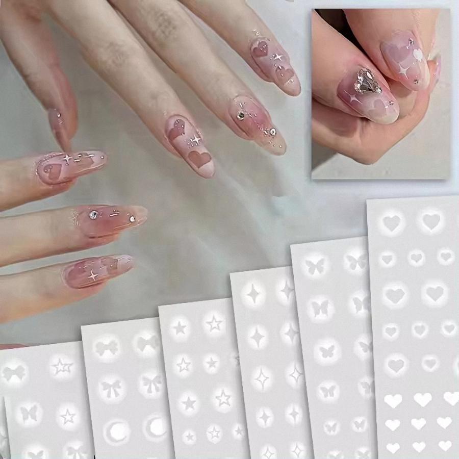 JOYFUL NAIL ］くりぬき風ネイルシール ( 5種から ) ネイル/ジェル
