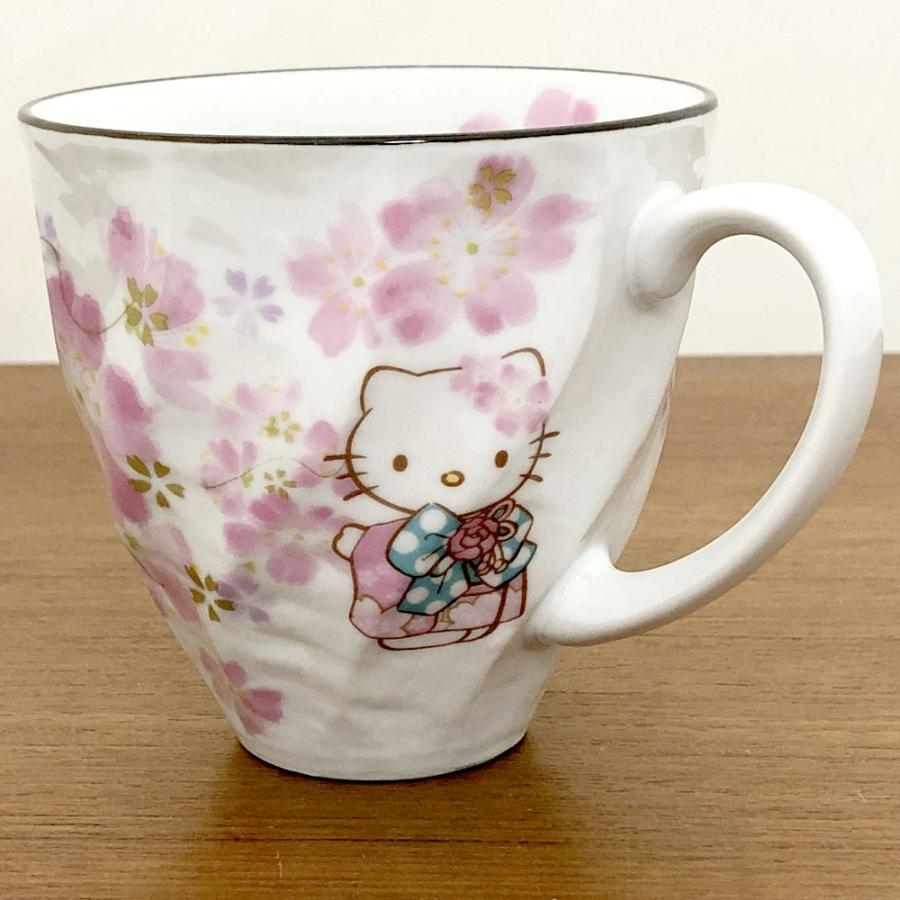 キティちゃん 美濃焼 マグカップ 桜 : 日本のおみやげ専門店 - 通販