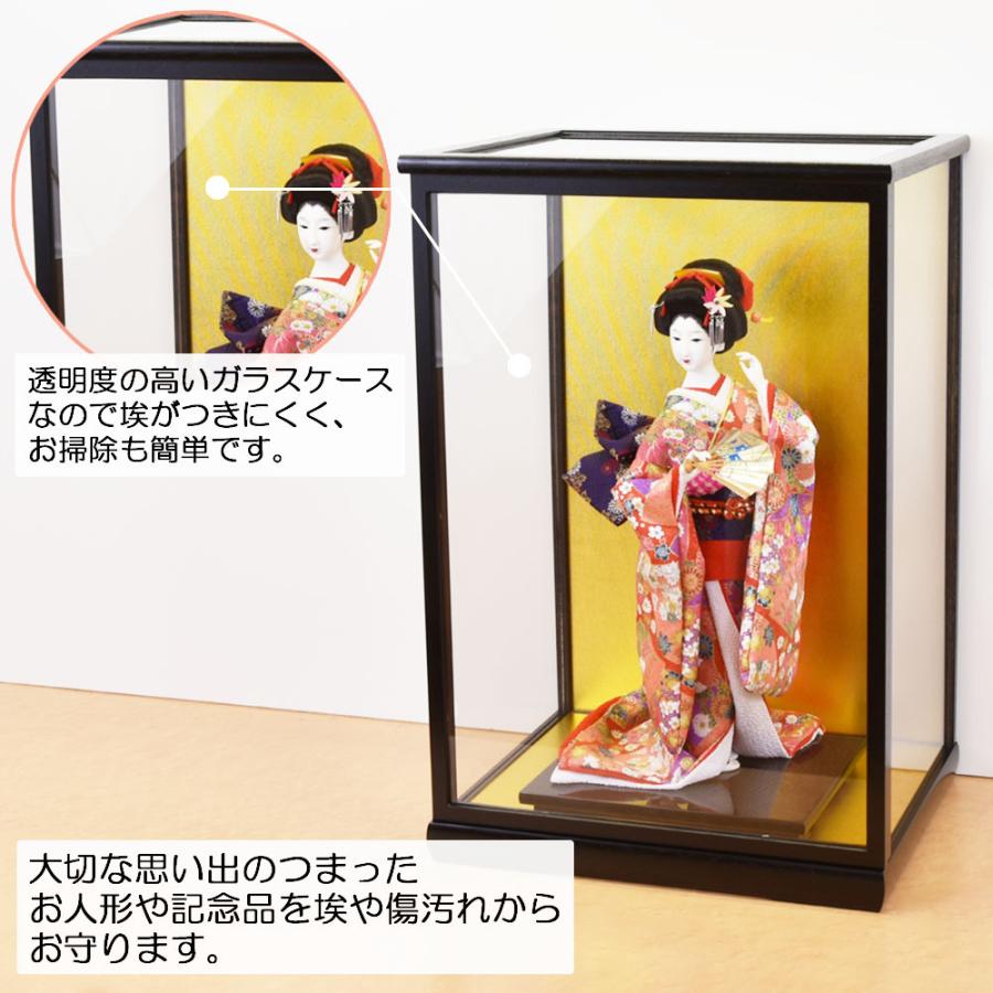 人形ケース ガラス人形ケース 幅 間口45奥行40高100cm(ガラス寸法）内