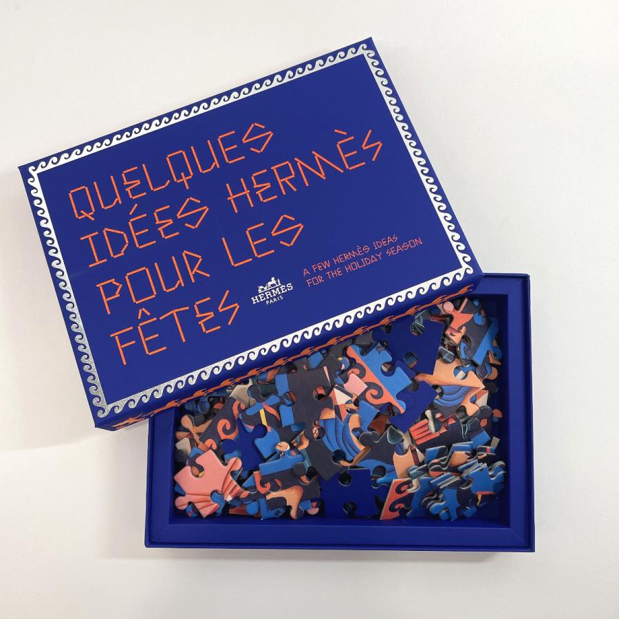 HERMES（エルメス） ジグソーパズル 140ピース ブルー : JP-Brands.com