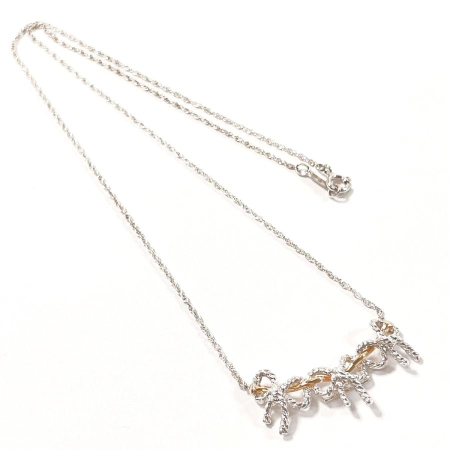 TIFFANY&Co.（ティファニー） ネックレス トリプルリボン シルバー925