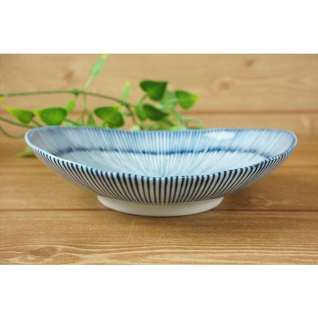 細十草 13.5×12cm 四〇楕円深皿 プレート 皿 小皿 ボウル カフェ 食器