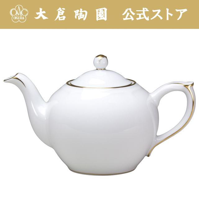 大倉陶園 ティーポット 金蝕バラ 大  レトロ　洋風　皇室御用達　高級　ゴールド 大倉陶園 金蝕バラ カップ＆ソーサー 2客セット | アンティークyumikichi