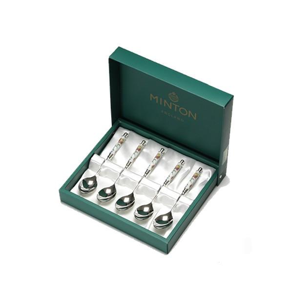 ミントン ハドンホール ティースプーン 5本セット（銀仕上げ