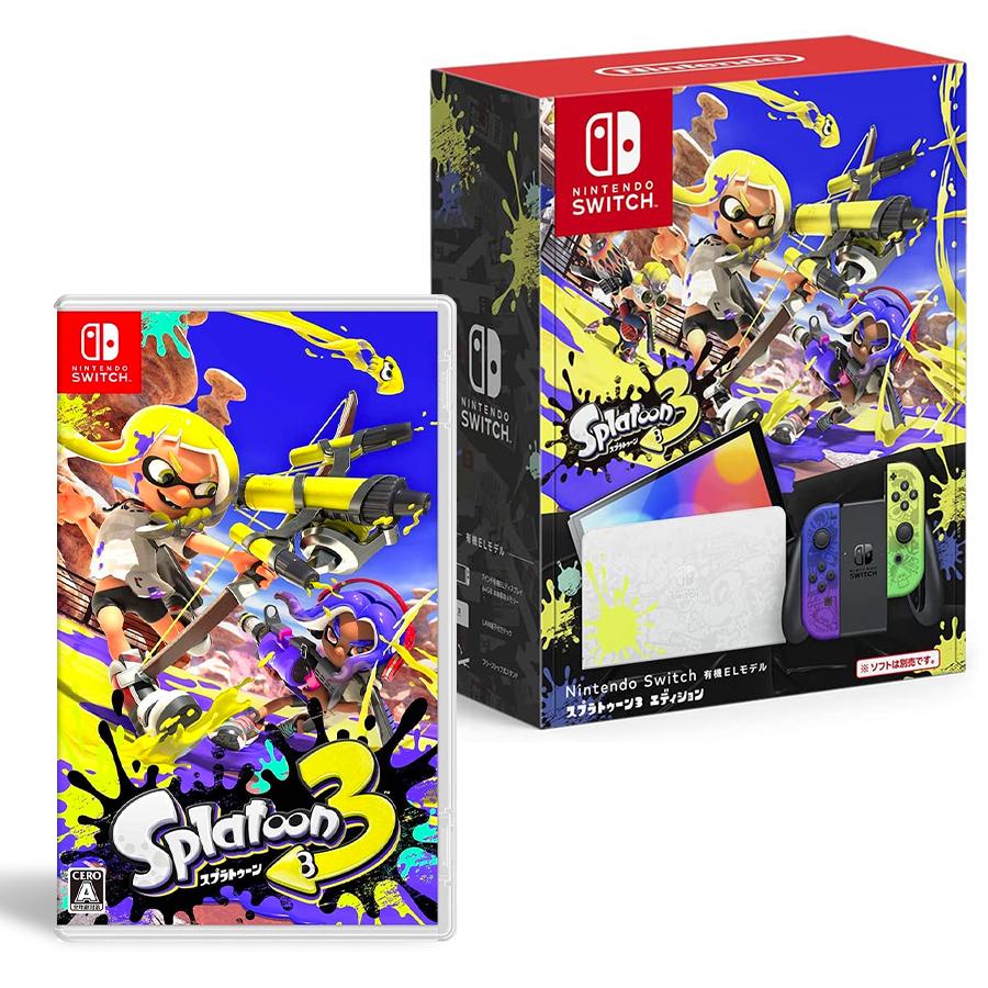 Nintendo Switch [本体 + ソフトセット] Switch（有機ELモデル）スプラ