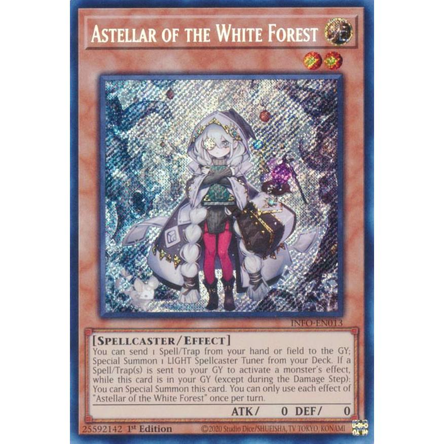 遊戯王 INFO-EN013 白き森のアステーリャ (英語版 1st Edition