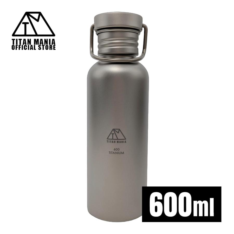 TITAN MANIA（チタンマニア） 水筒 ボトルマグ チタン製 M 600ml 軽量