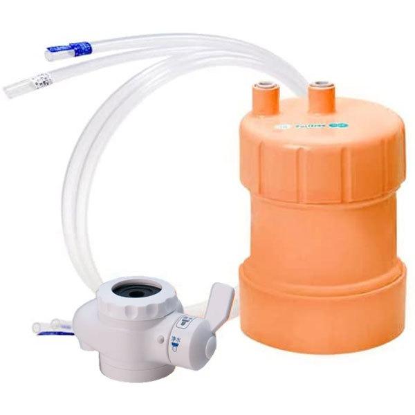 17+2物質除去で2年使える!!】浄水器（オレンジ） purifree（ピュリ
