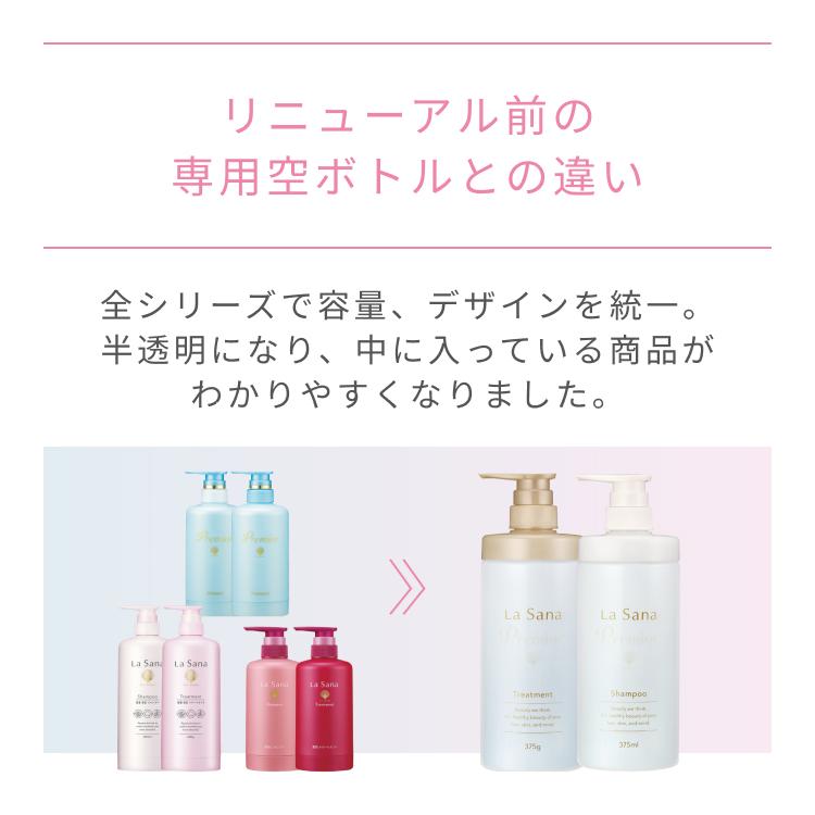 La Sana（ラサーナ） シャンプー ／ トリートメント 専用空ボトル