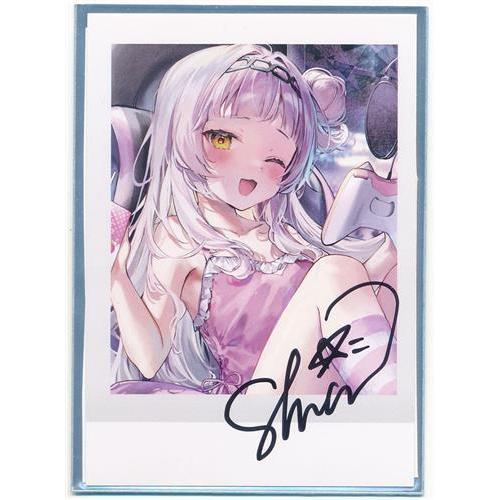 ホロライブ 活動5周年記念 直筆サイン入りチェキ風ブロマイドカード 紫