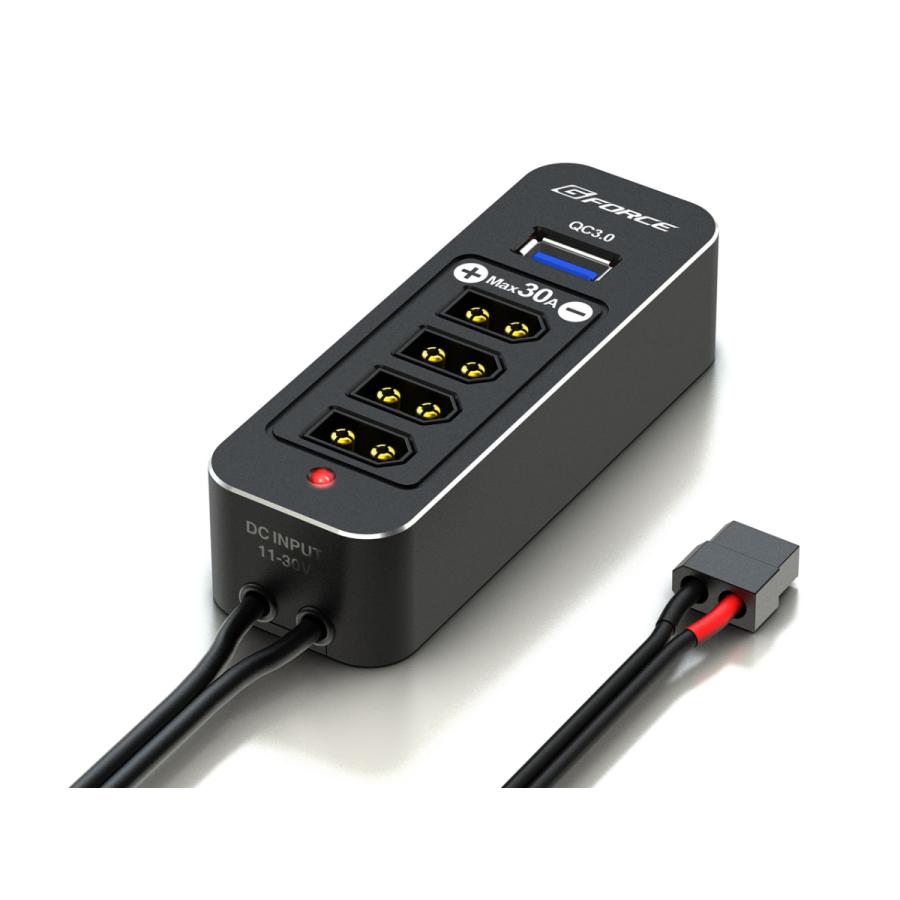 G-FORCE（ジーフォース） 大電流DC電源分配器 (XT60) (High Current DC